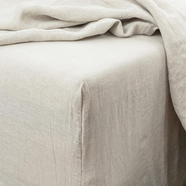 Heveya Linen Fitted Sheet Set - Image 4