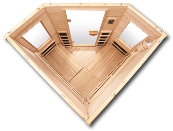 Premier 3/4 person sauna "Corner" - Image 3