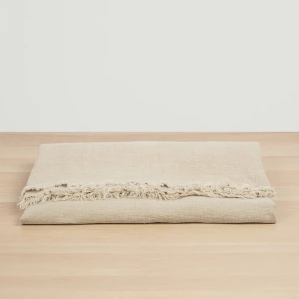 Heveya Double Linen Throw